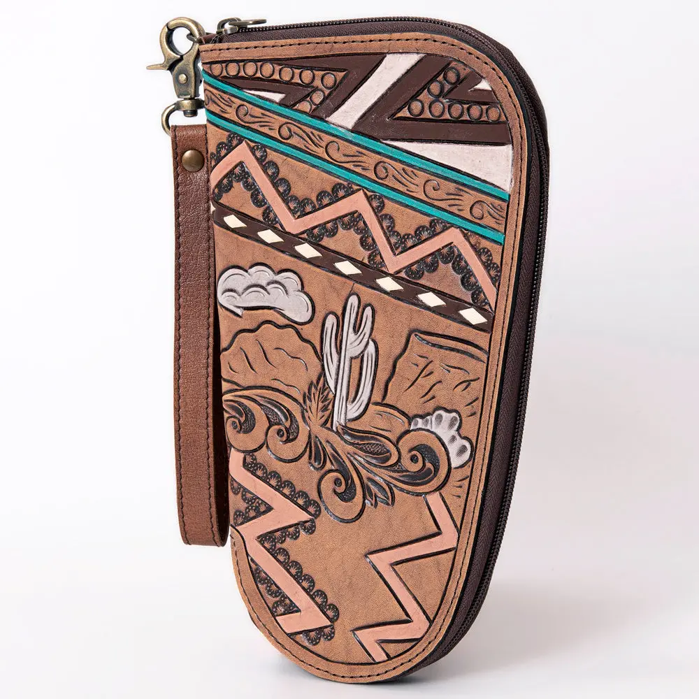 American Darling Gun Case Hand Tooled Genuine Leather Western Cases | Women Shotgun For Handguns 1