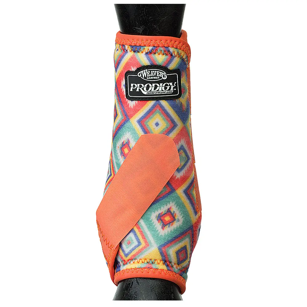 Medium Prodigy Horse Athletic Sports Boots Front By Weaver Aztec 1
