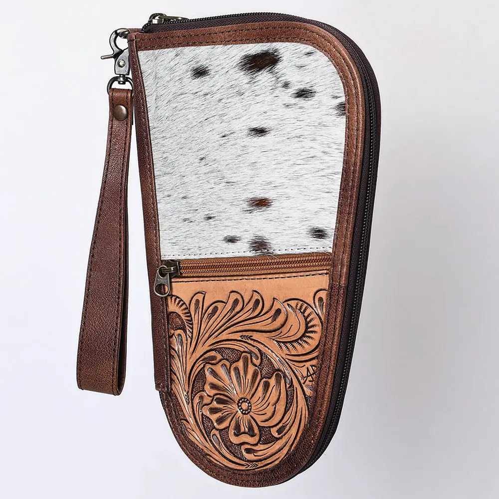 American Darling Gun Case Hair On Hand Tooled Genuine Leather Western Cases | Women Shotgun For Handguns 1