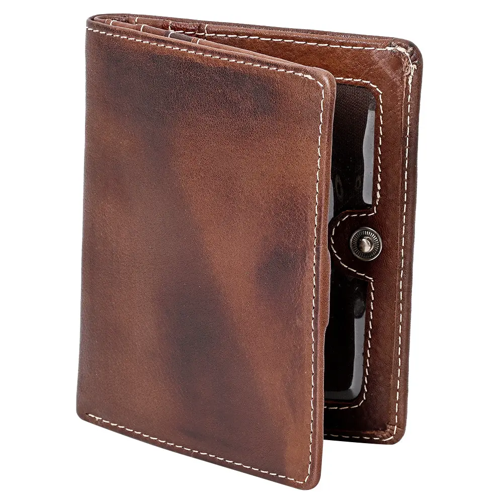 Never Mind Nmbgm128e Card-Holder Vintage Handmade Genuine Cowhide Leather Women Bag Western Handbag Purse 4
