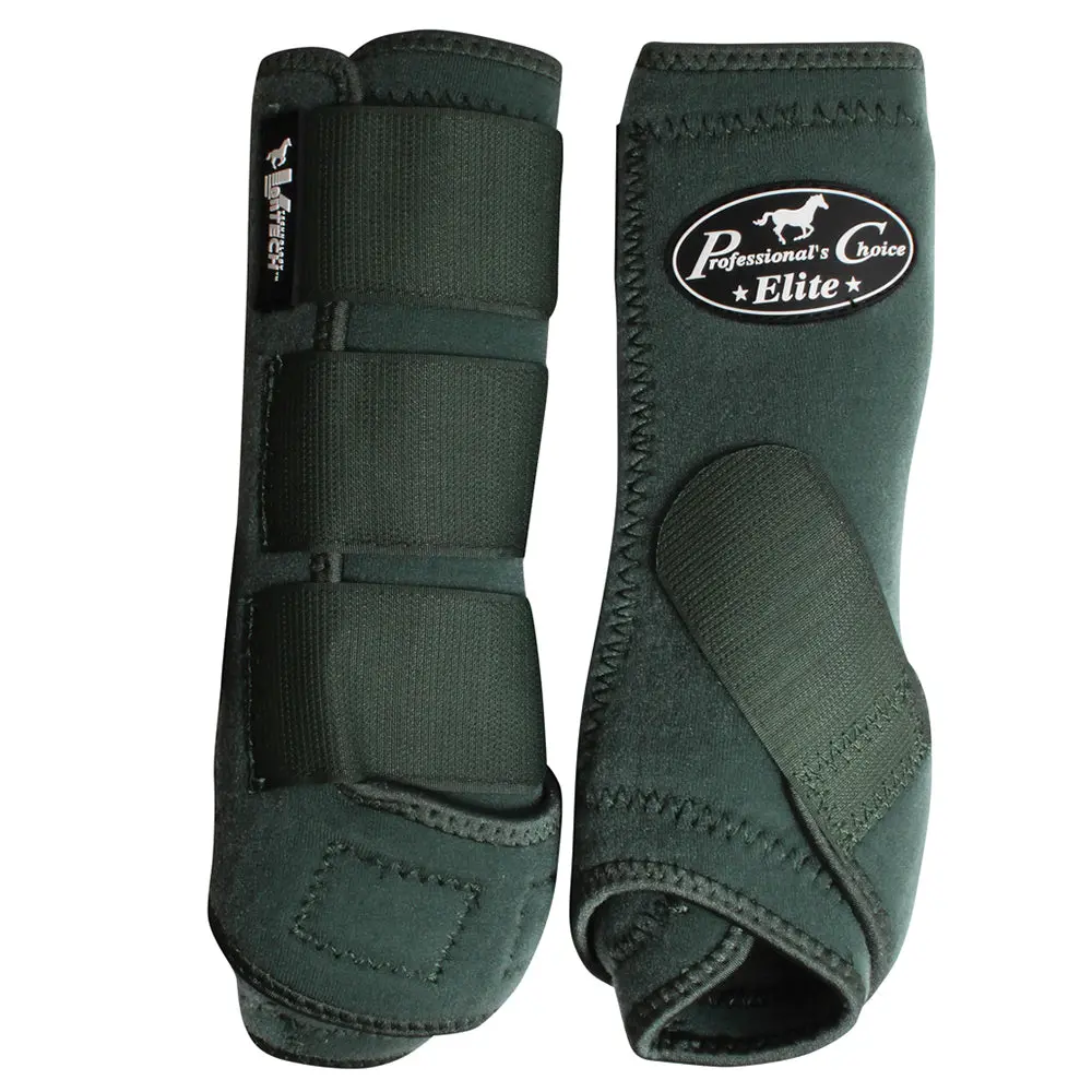 Sml Professional's Choice Western Horse Ven Tech Elite Front Sport Boots Olive 1