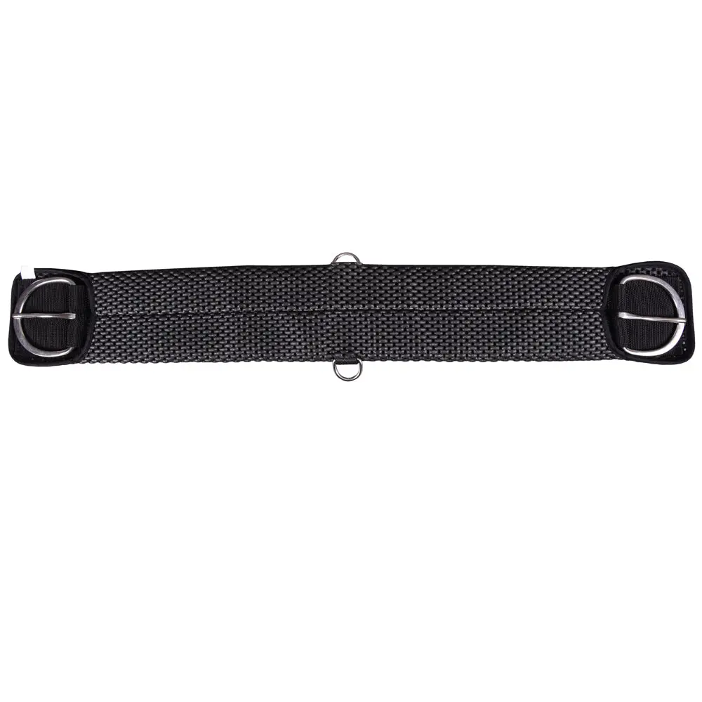 Hilason Horse Neoprene Cinch Girth Stainless Steel Black | For Horses 1