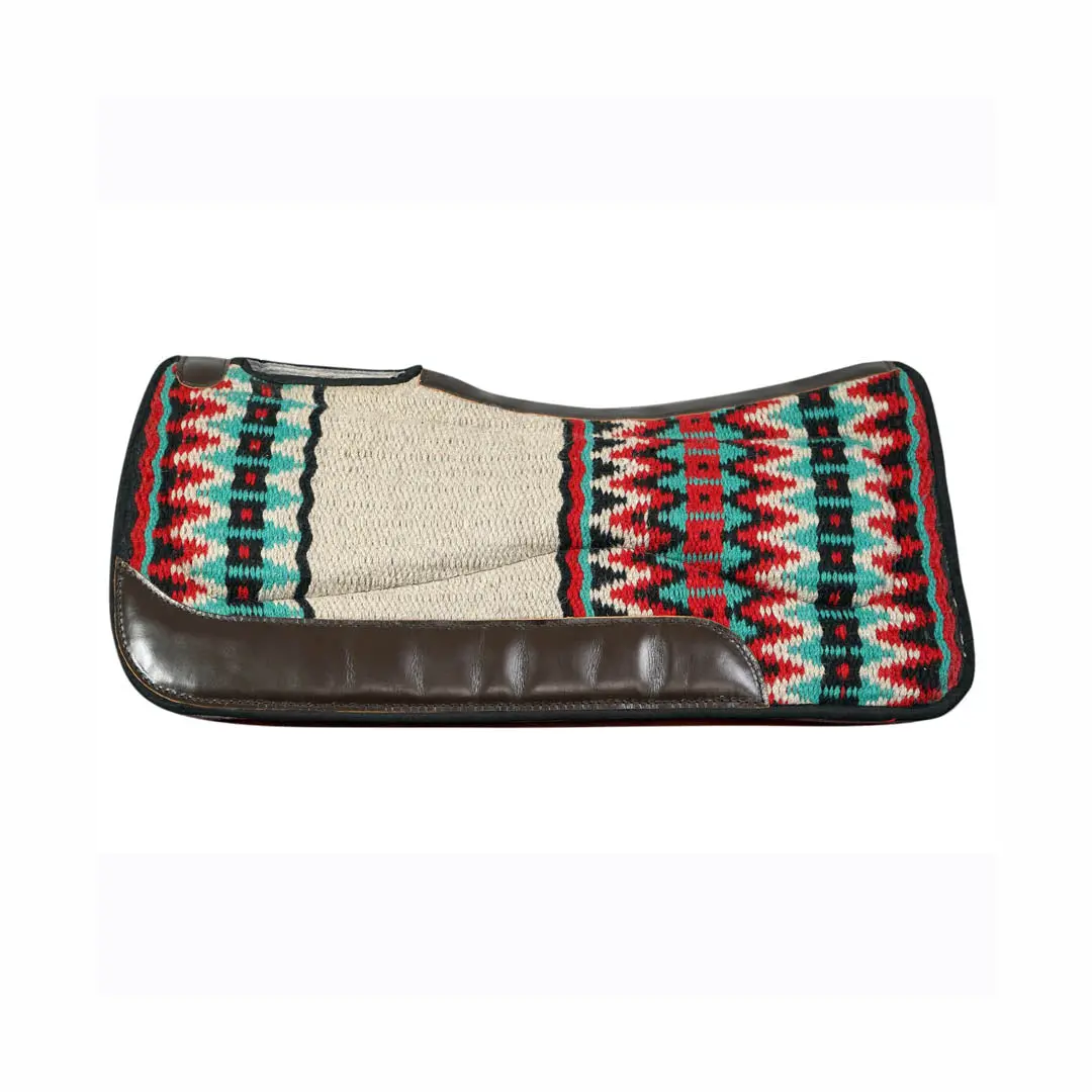 Tuffrider Contoured Double Weave Western Saddle Pad- Cream 1