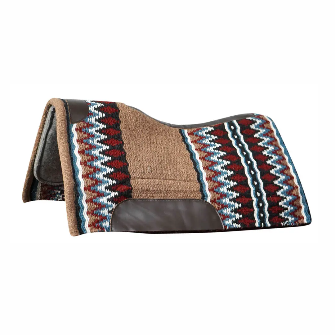 Tuffrider Contoured Double Weave Western Saddle Pad- Brown 1