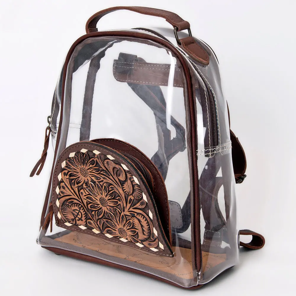 American Darling Clear Bag Hand Tooled Genuine Leather Western Women Handbag Purse | For Cute 1
