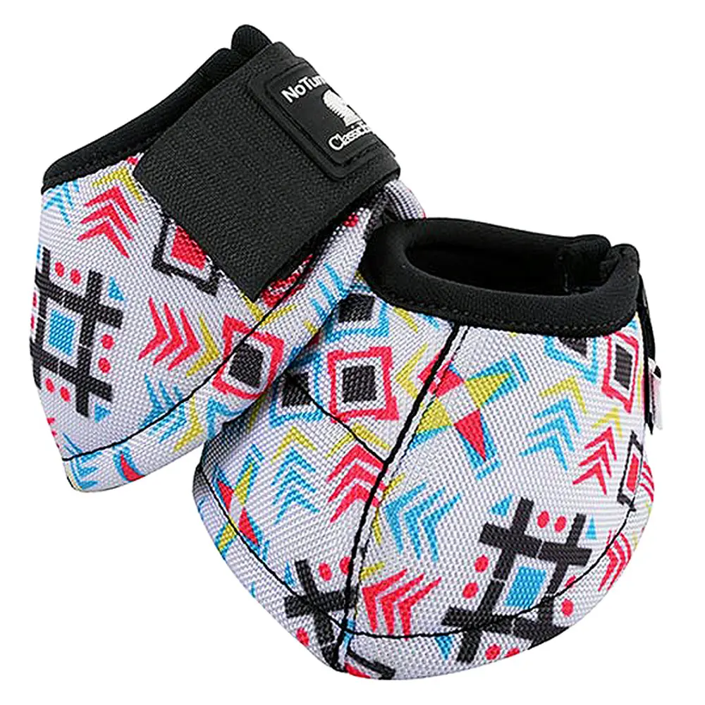 Classic Equine Lrg Western Horse Dyno Designer Line Tribal Print Bell Boot 1