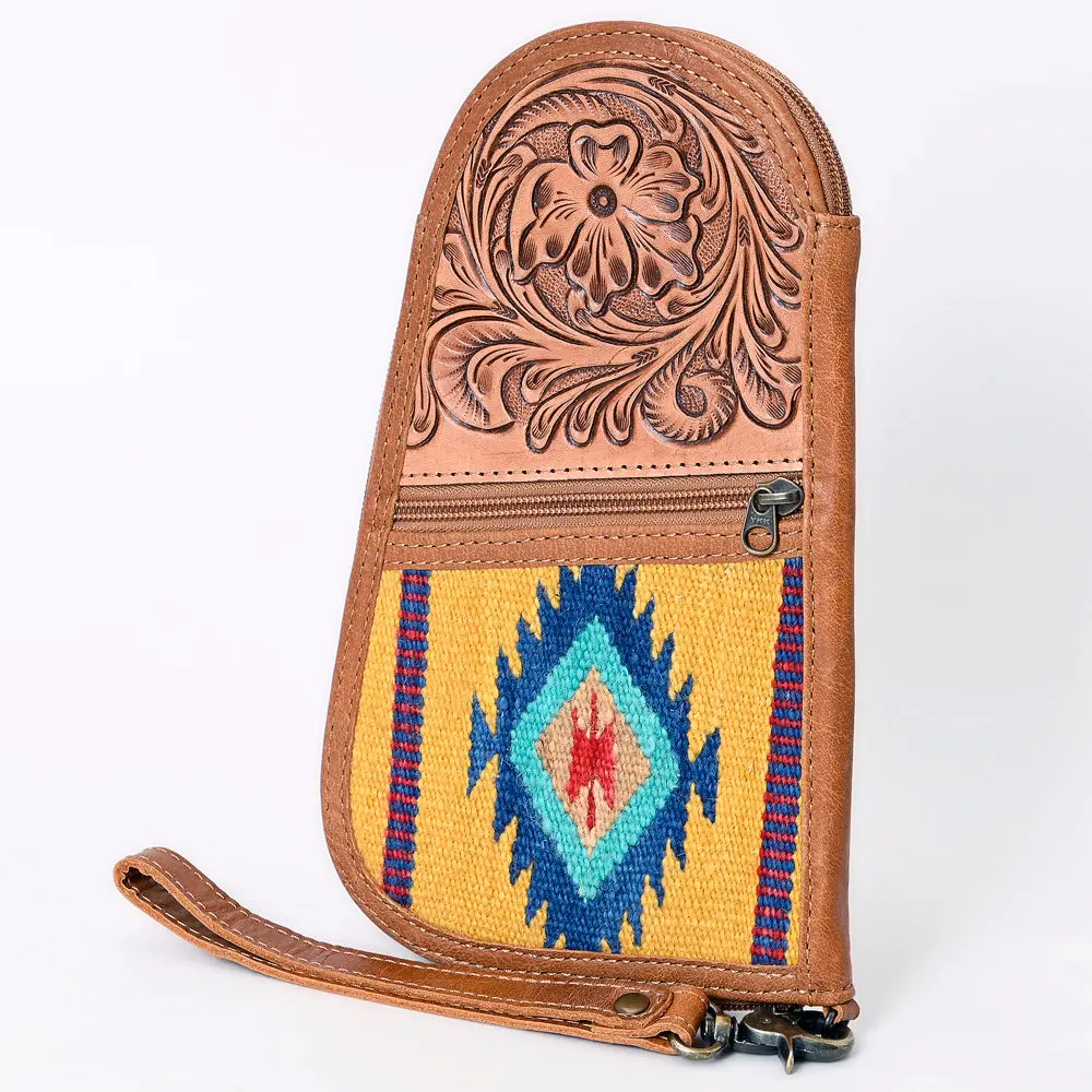 American Darling Gun Case Saddle Blanket Hand Tooled Genuine Leather Western Cases | Women Shotgun For Handguns 1