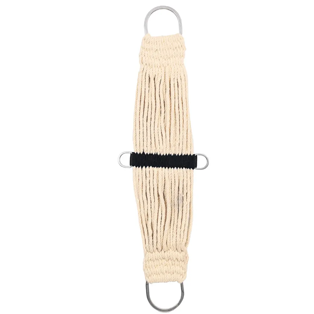 Hilason Horse Western 27 Strand Double Weave Roper Cinch Off White | Girth Strap For Horses Back Saddle 1