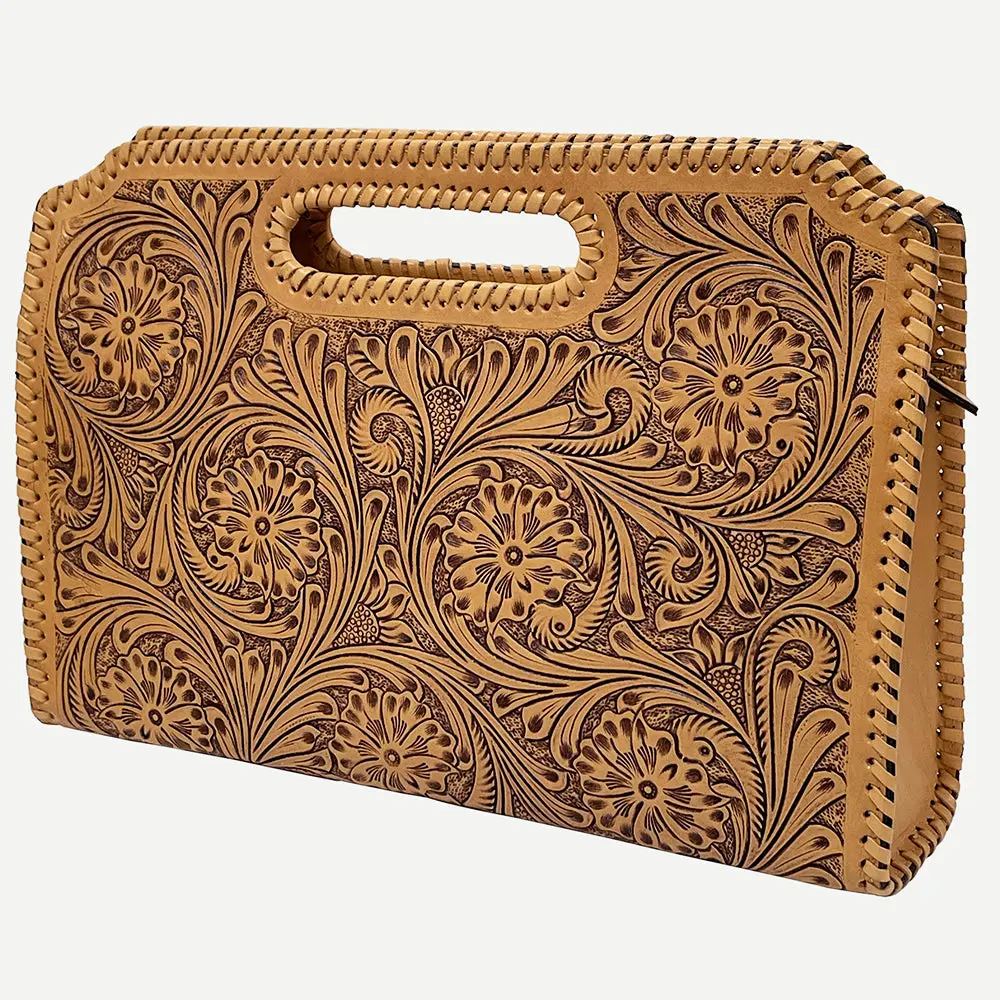 American Darling Clutch Hand Tooled Genuine Leather Western Women Bag Handbag Purse | Purses For 1