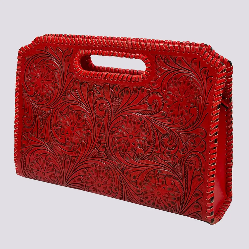 American Darling Clutch Hand Tooled Genuine Leather Western Women Bag Handbag Purse | Purses For 1