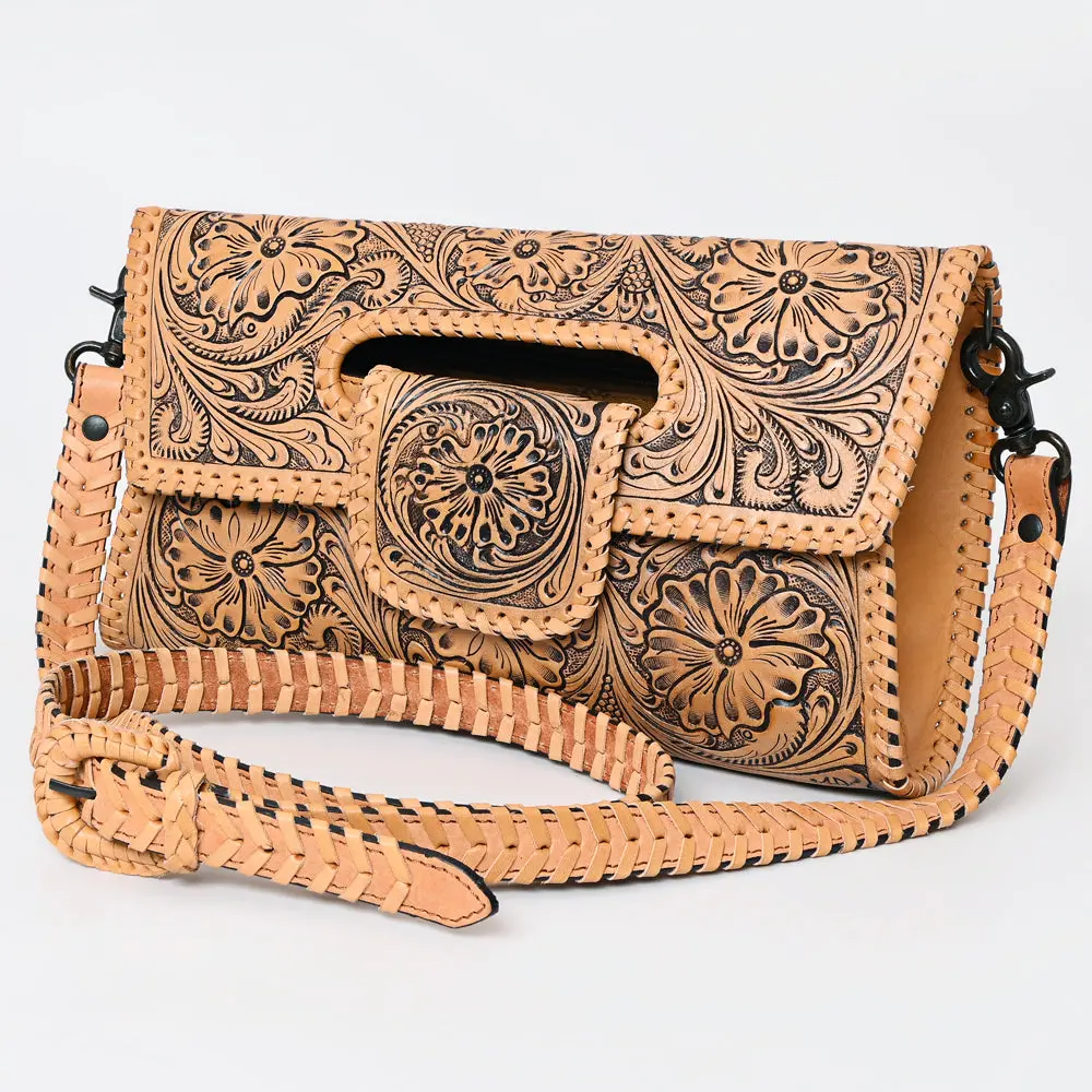 American Darling Wallet Hand Tooled Genuine Leather Western Women Bag | Wristlet Travel 1