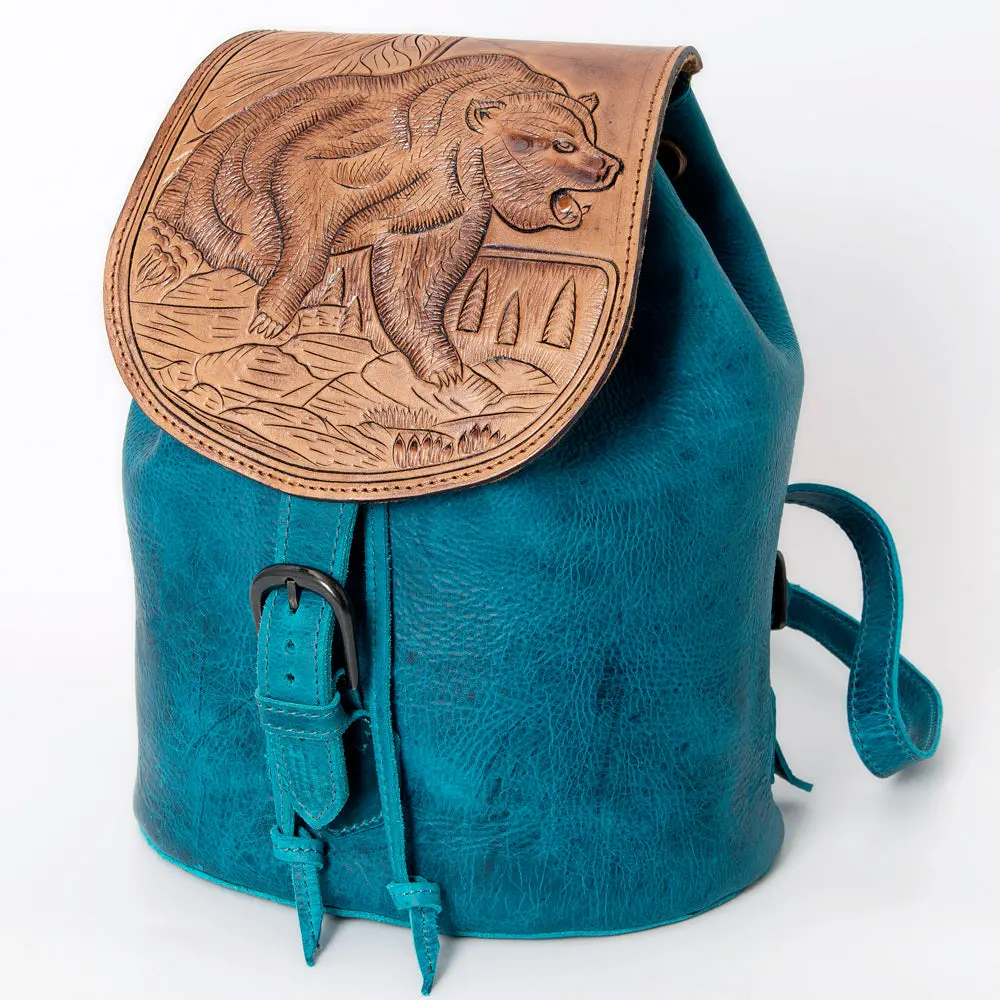 American Darling Backpack Hand Tooled Genuine Leather Women's Bag Western Handbag Purse | Cute 1