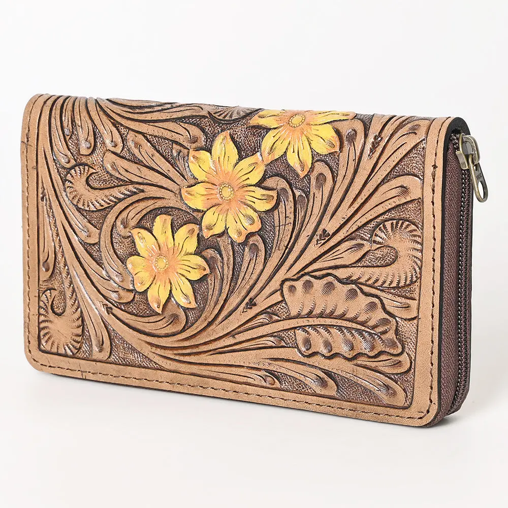 Ohlay Wallet Hand Tooled Genuine Leather Women Bag Western Handbag Purse | Womens Handbags |Leather Belt For Summer 1