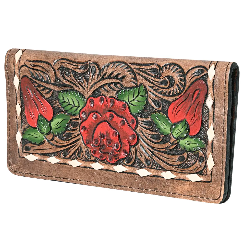Ohlay Wallet Hand Tooled Genuine Leather Women Bag Western Handbag Purse | Womens Handbags |Leather Belt For Summer 1