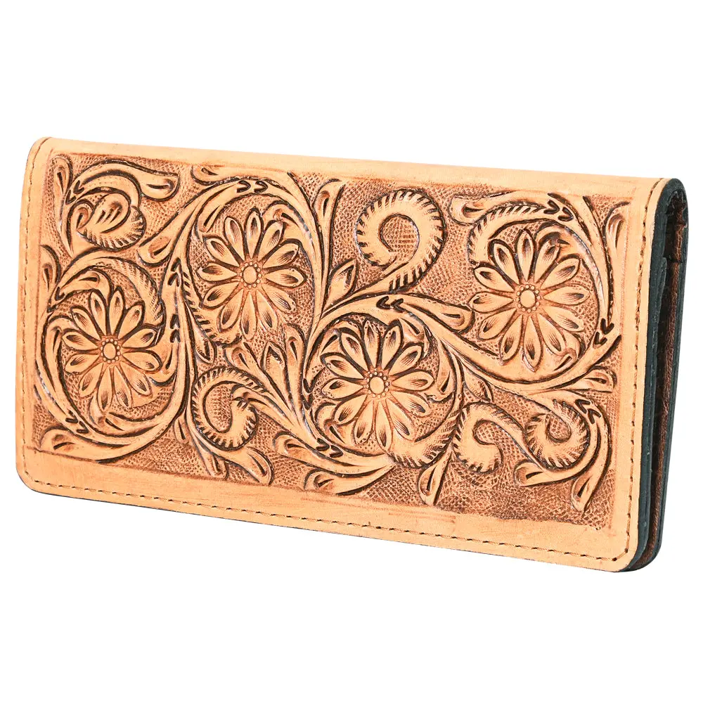 Ohlay Wallet Hand Tooled Genuine Leather Women Bag Western Handbag Purse | Womens Handbags |Leather Belt For Summer 1