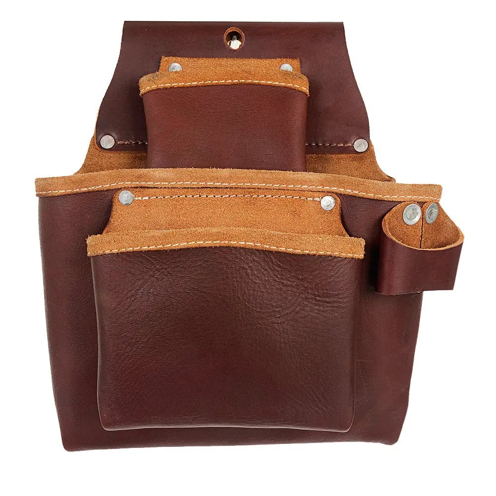 Hilason Leather Tool Bag Construction Handyman Farmers Organizer Storage Bags For Men Electrician Tools Home & Wood Work 1
