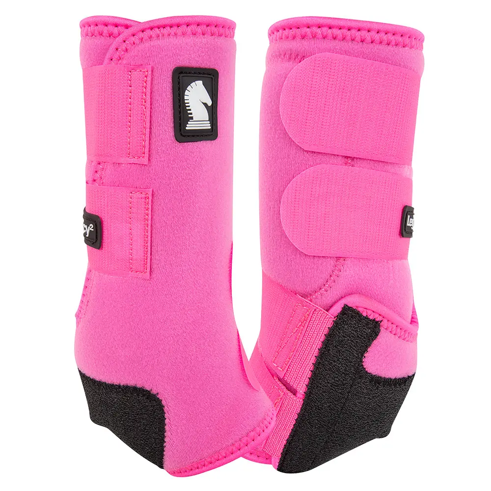 Classic Equine Legacy2 Horse Front Sports Boots Hot Pink 1