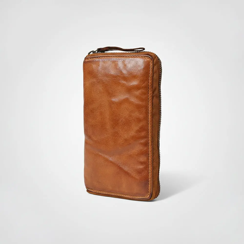 Spaghetti Western Swc434cg Wallet Vintage Handmade Drum Dyed Genuine European Cowhide Leather Women Bag Western Handbag Purse 1