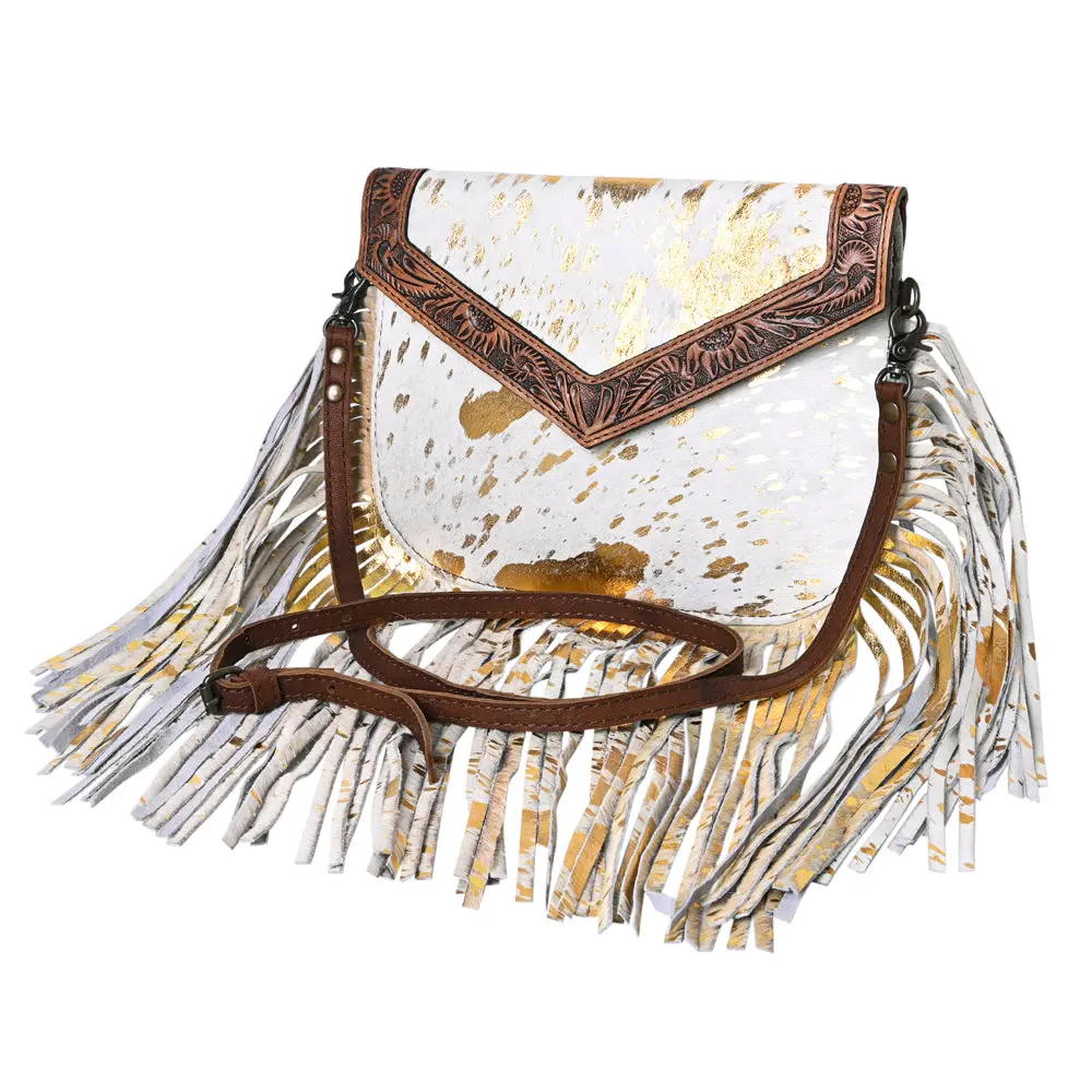 Ohlay Envelope Hand Tooled Hair-On Genuine Leather Women Bag Western Handbag Purse | Womens Handbags Belt For Summer 1