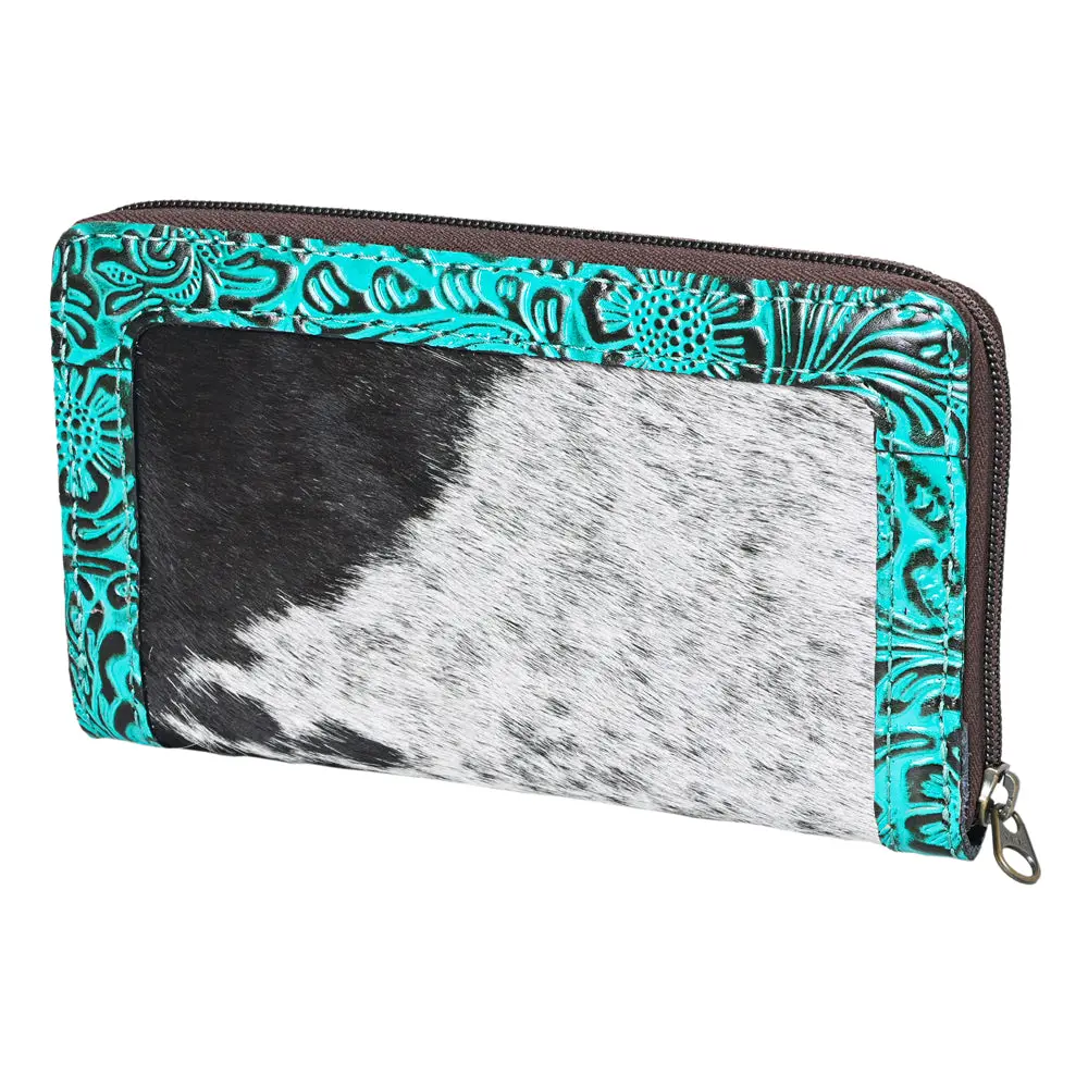 Ohlay Coin Purse Embossed Hair-On Genuine Leather Women Bag Western Handbag | For Cute 1
