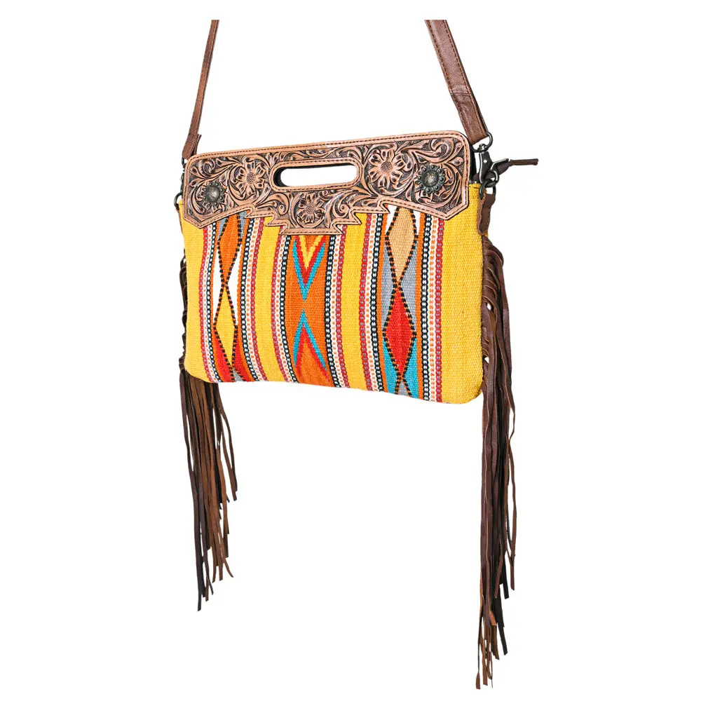 Ohlay Clutch Hand Tooled Upcycled Wool Genuine Leather Women Bag Western Handbag Purse | Purses For Cute Purs 1
