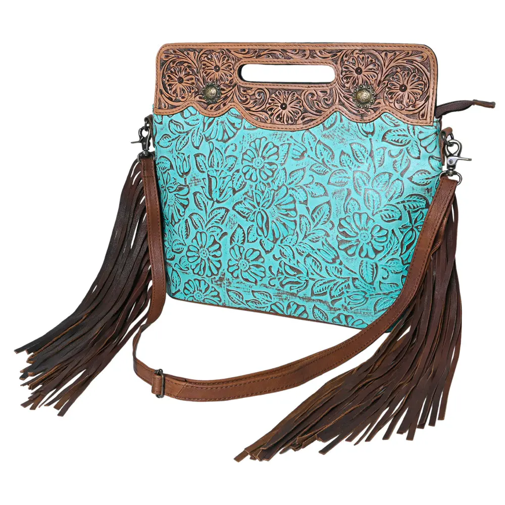 Ohlay Clutch Hand Tooled Embossed Genuine Leather Women Bag Western Handbag Purse | Purses For Cute 1