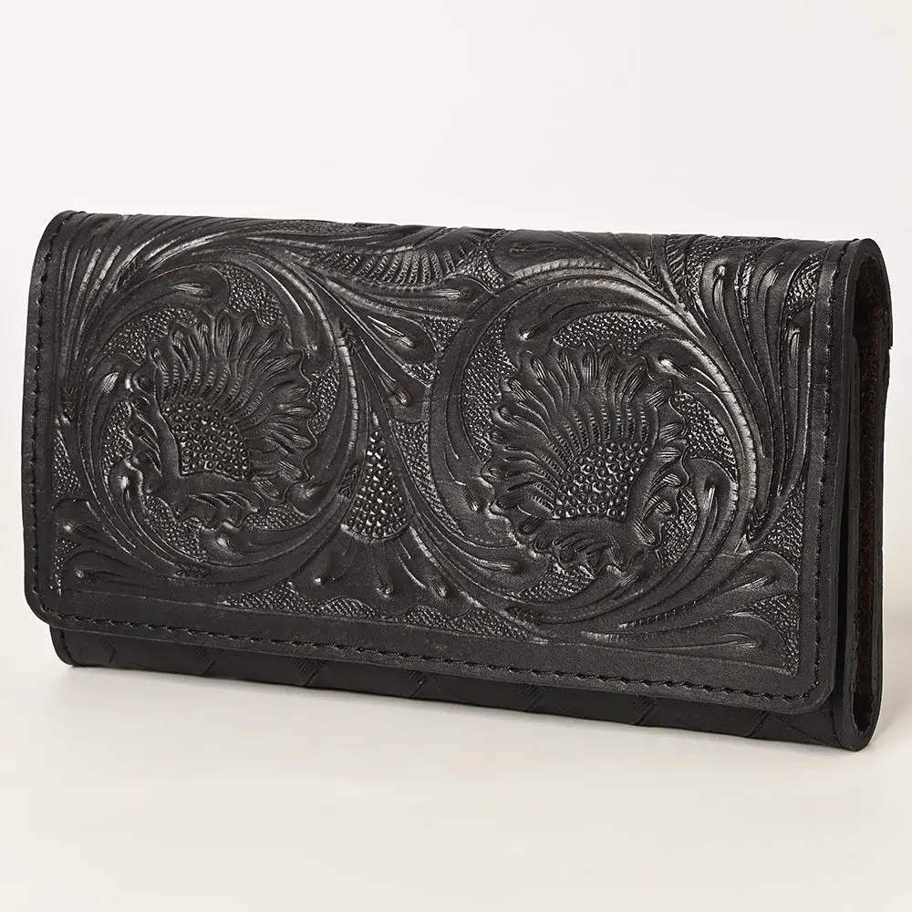 Ohlay Wallet Hand Tooled Genuine Leather Women Bag Western Handbag Purse | Womens Handbags |Leather Belt For Summer 1