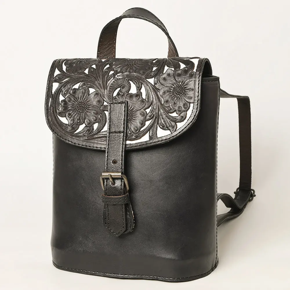 Ohlay Backpack Hand Tooled Genuine Leather Women's Bag Western Handbag Purse | Womens Handbags Belt For Women Summer 1