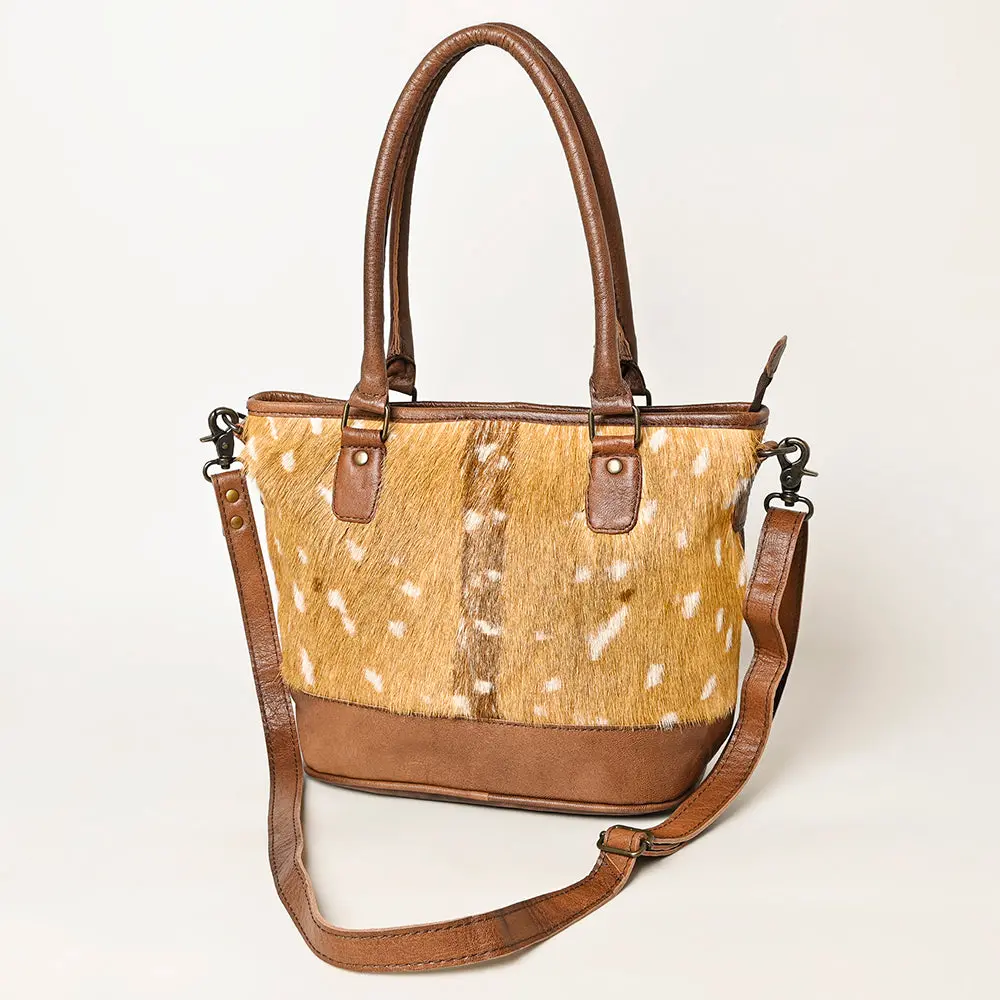 American Darling Western Tote Bag For Women, Hair-On Cowhide With Genuine Leather, Spacious Handcrafted Tote For Everyday Use 1