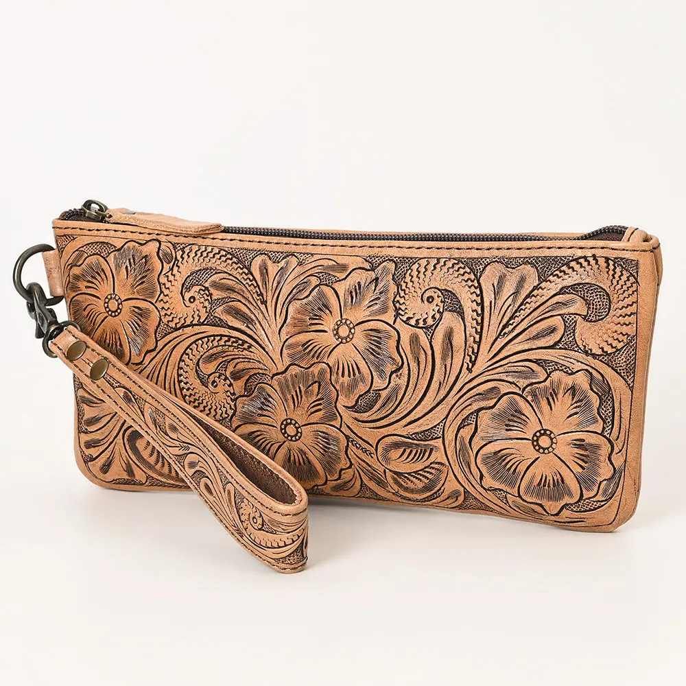 Ohlay Bags Ohg111 Wristlet Hand Tooled Genuine Leather Women Bag Western Handbag Purse 1