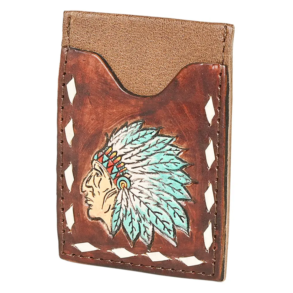 Ohlay Sohccg102c Card-Holder Hand Tooled Genuine Leather Women Bag Western Handbag Purse 1