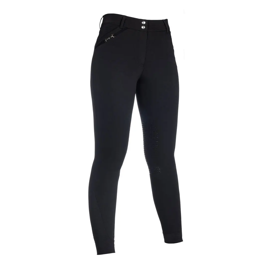 Hkm Essentials- Silicone Knee Patch Riding Breeches 1