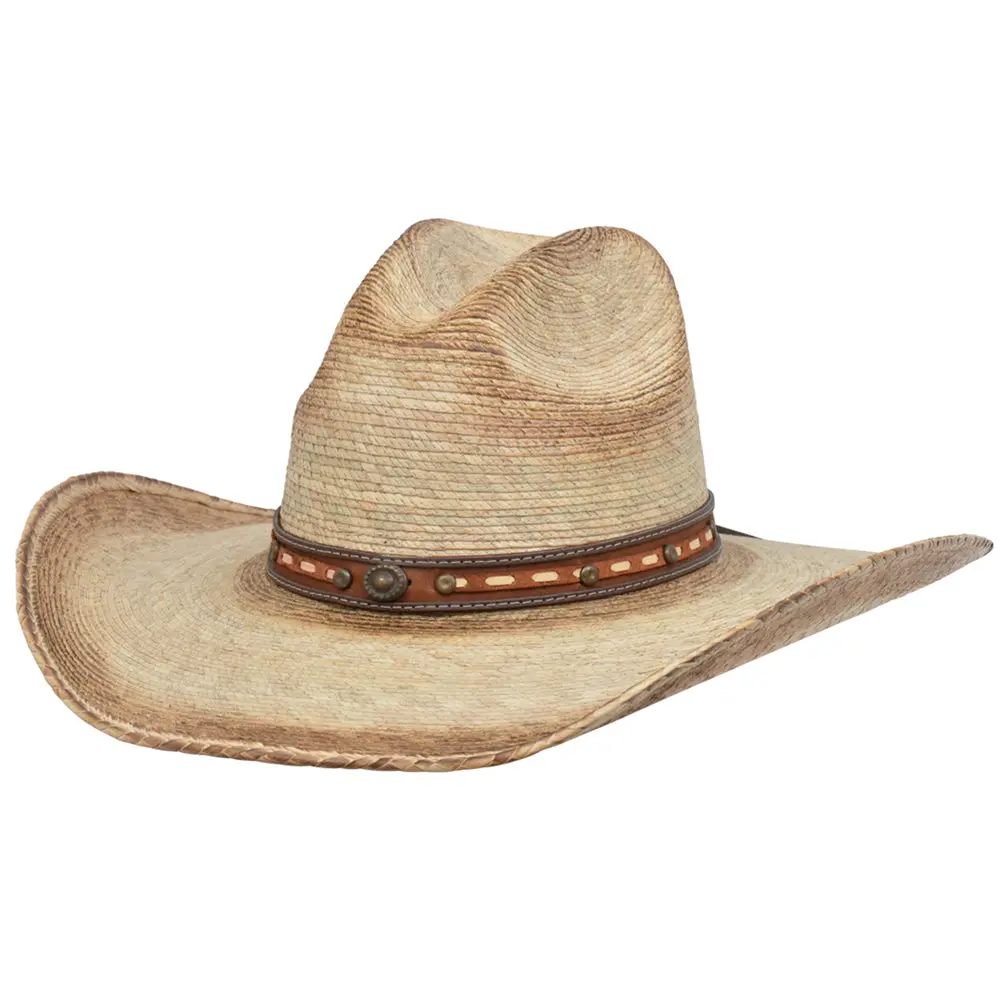 M&F Western Carson Palm Wind Burnished Lightweight Hat Fabric Sweat Band 1