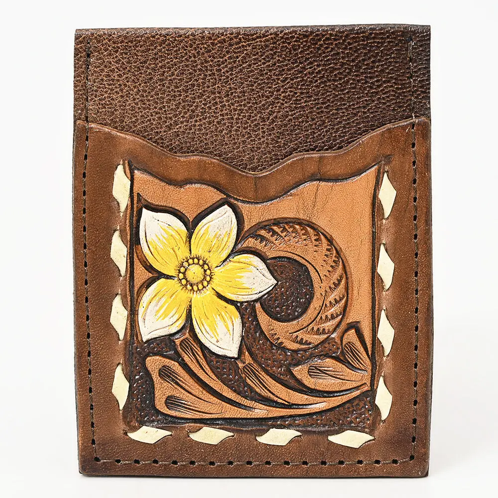 American Darling Cell Phone Holder Hand Tooled Genuine Leather Western Women Bag Purse | Case 1