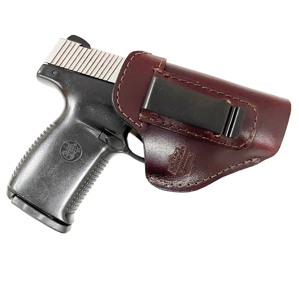 American Tanner Hand Made Leather Iwb Holster Fits Glock 42 Kahr Cm9 Mk9 P9 Sig P365 Ruger Lc9 Lc9s Springfield Hellcat & More 1