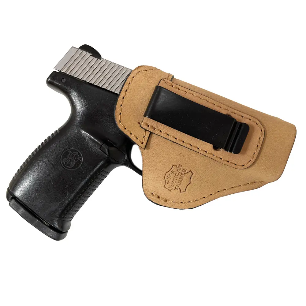 American Tanner Hand Made Leather Iwb Holster Fits Glock 42 Kahr Cm9 Mk9 P9 Sig P365 Ruger Lc9 Lc9s Springfield Hellcat & More 1