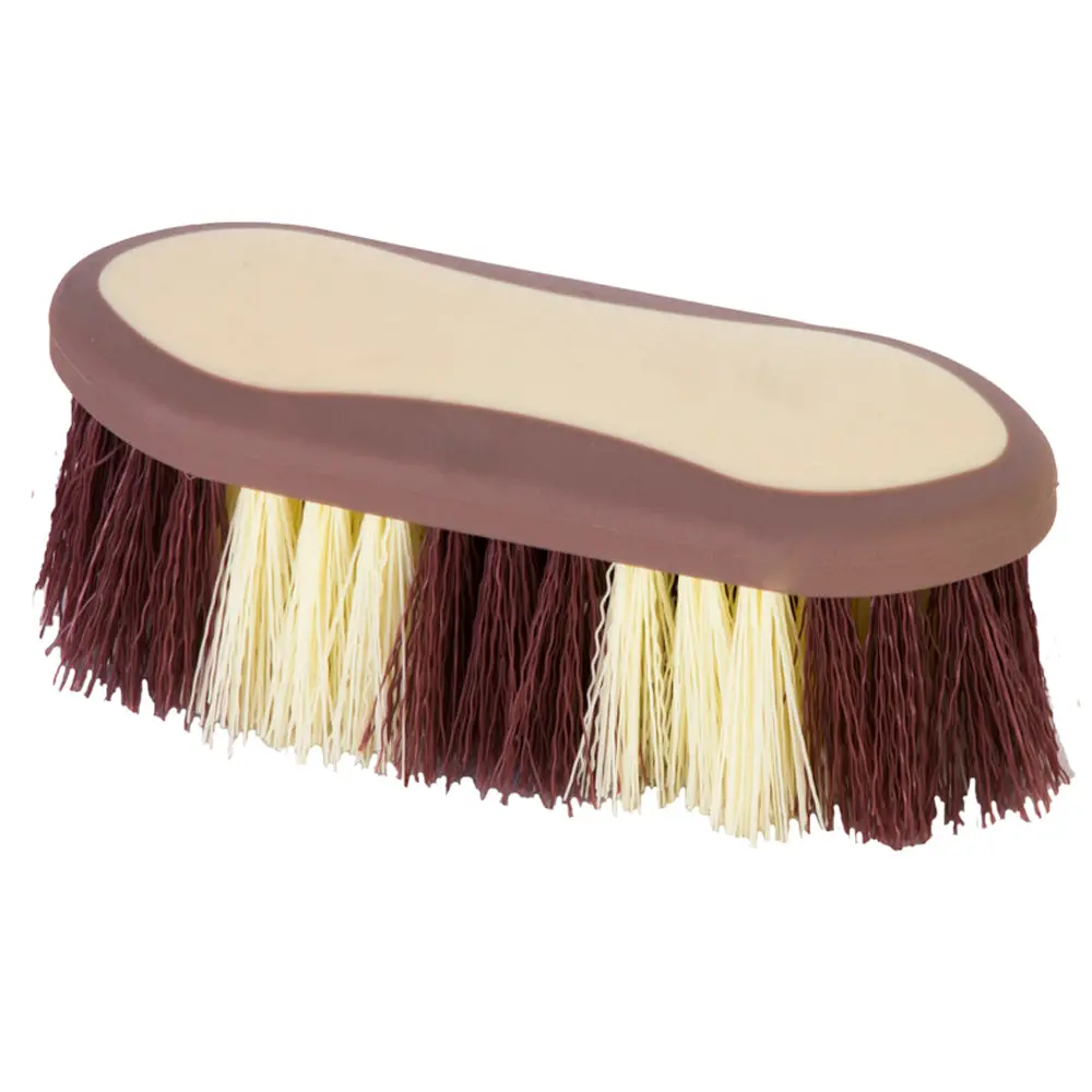 Hilason 6.6" Dandy Soft Grip Horse Brush-Brown 1