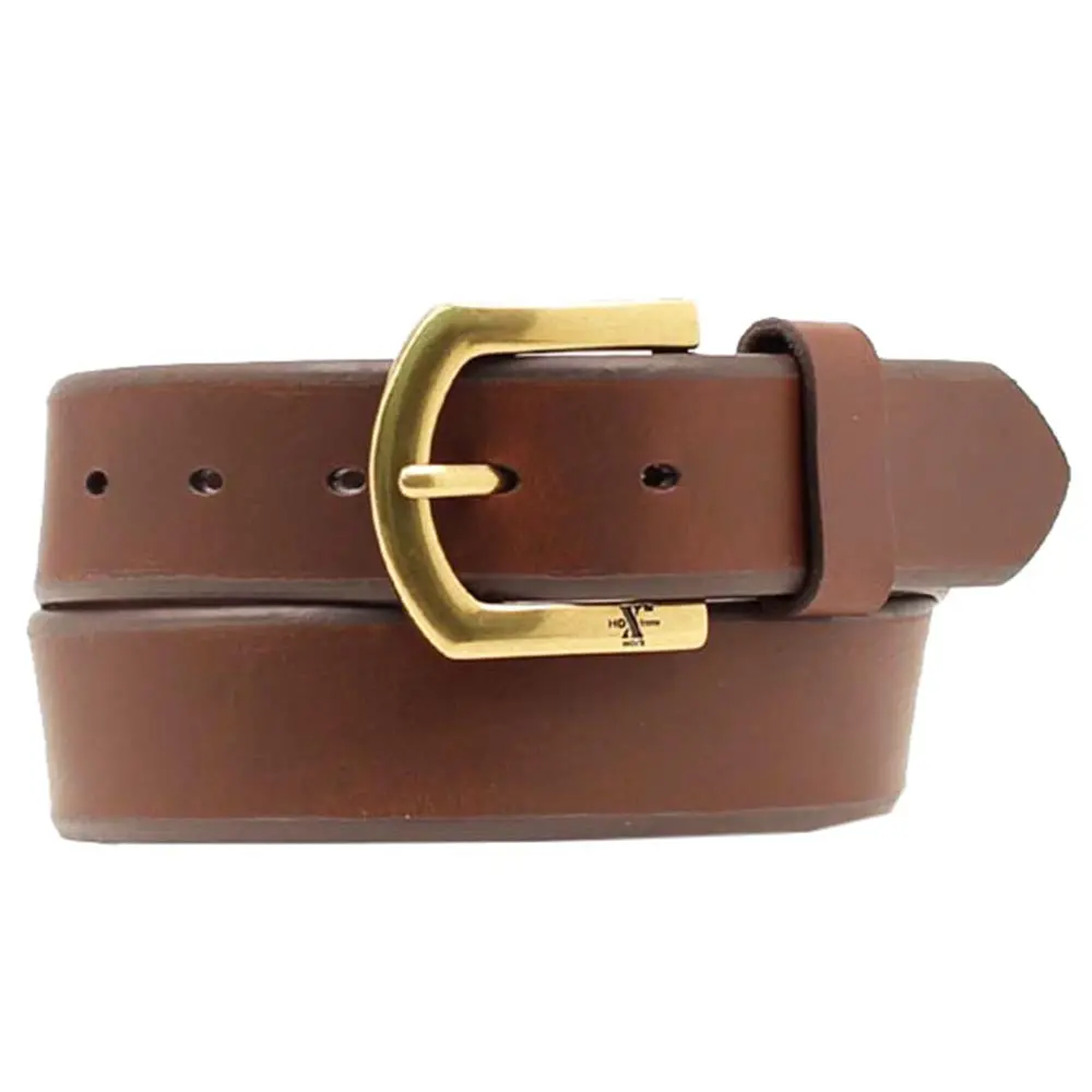 Nocona Belt Co. Men's Work Brown Beveled, 58' 1