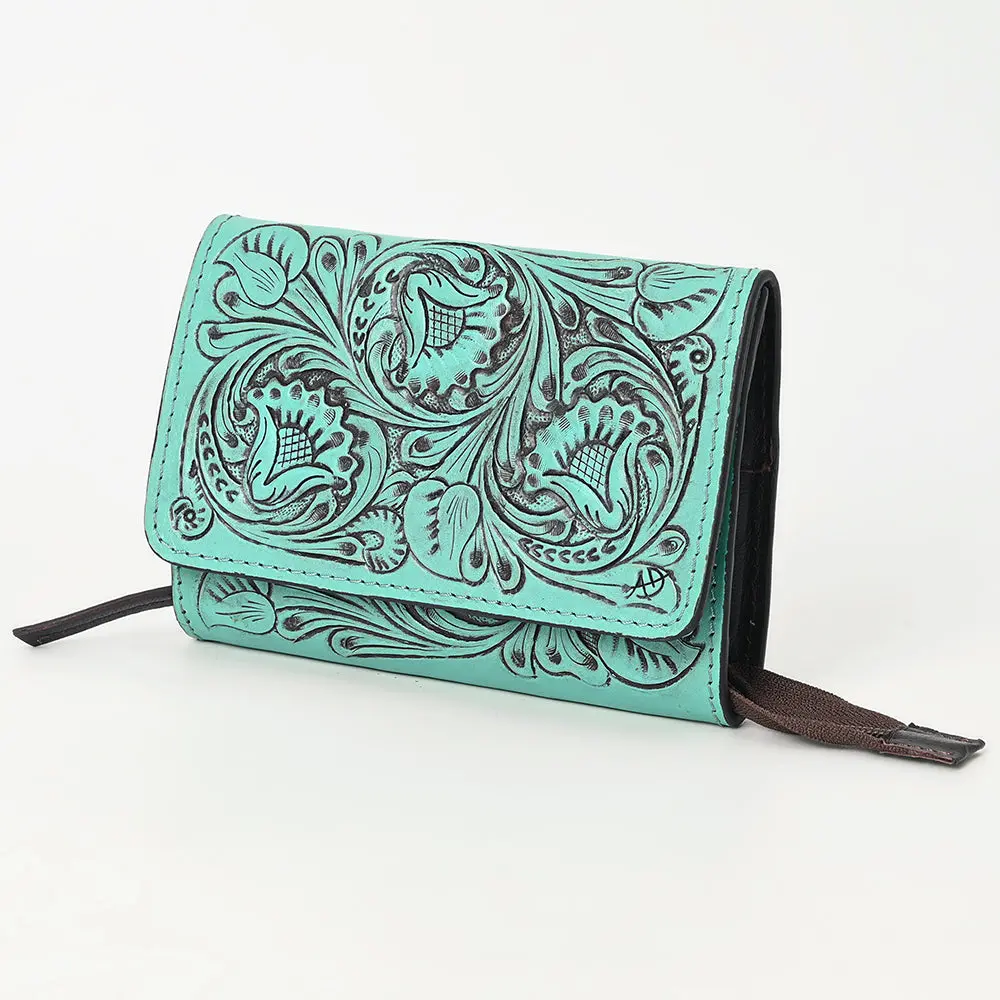 American Darling Clutch Hand Tooled Genuine Leather Women Bag Western Handbag Purse 1