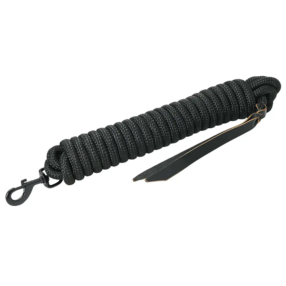 25 Ft. Hilason Western Horse Nylon Lead Rope W/ Snap And Latigo Ends | Lead Ropes For Horses 1