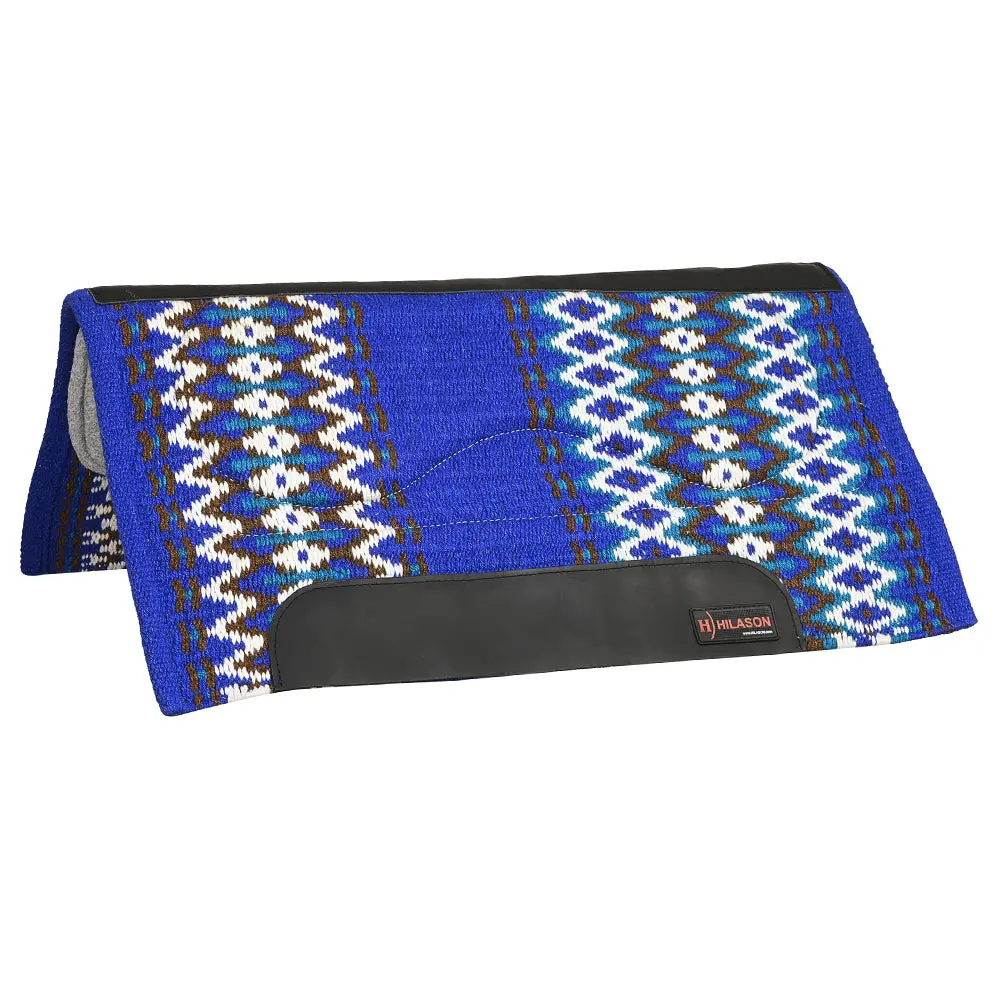 Hilason Western Horse Saddle Blanket Wool Pad 34"X36" 1