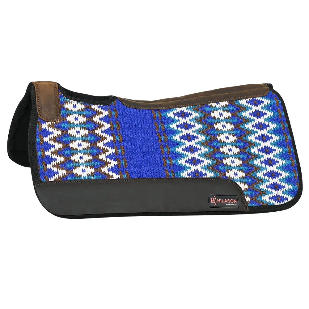 Hilason Western Horse Saddle Blanket Pad Felt Padding 34"X36" | Wool 1