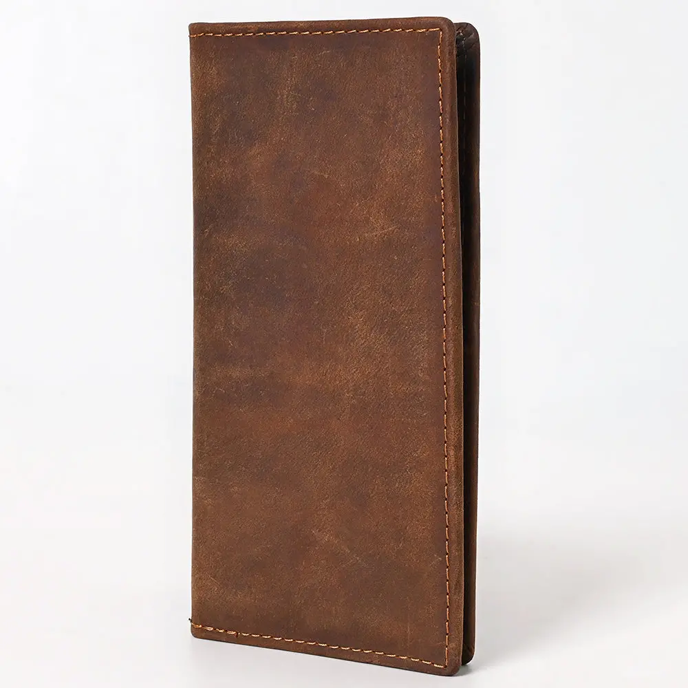 Bar H Equine Western Rodeo Bifold Unisex Genuine Leather Walllet 1