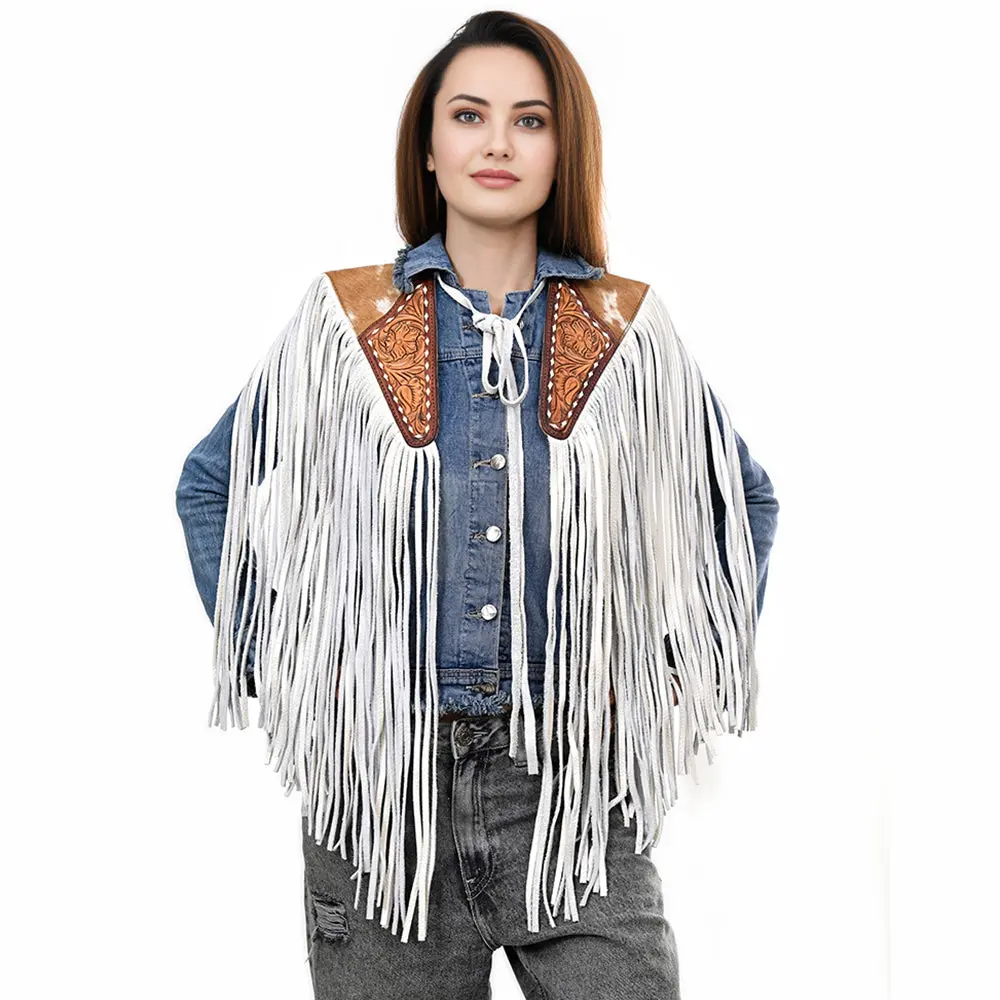 American Darling Adjw111 Genuine Leather Jewelry Necklace With Concho 1