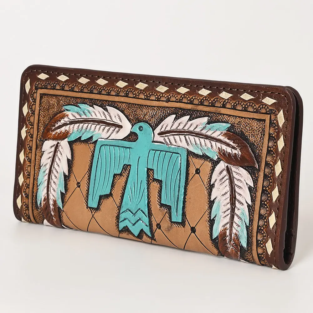 Ohlay Wallet Hand Tooled Genuine Leather Women Bag Western Handbag Purse | Womens Handbags |Leather Belt For Summer 1