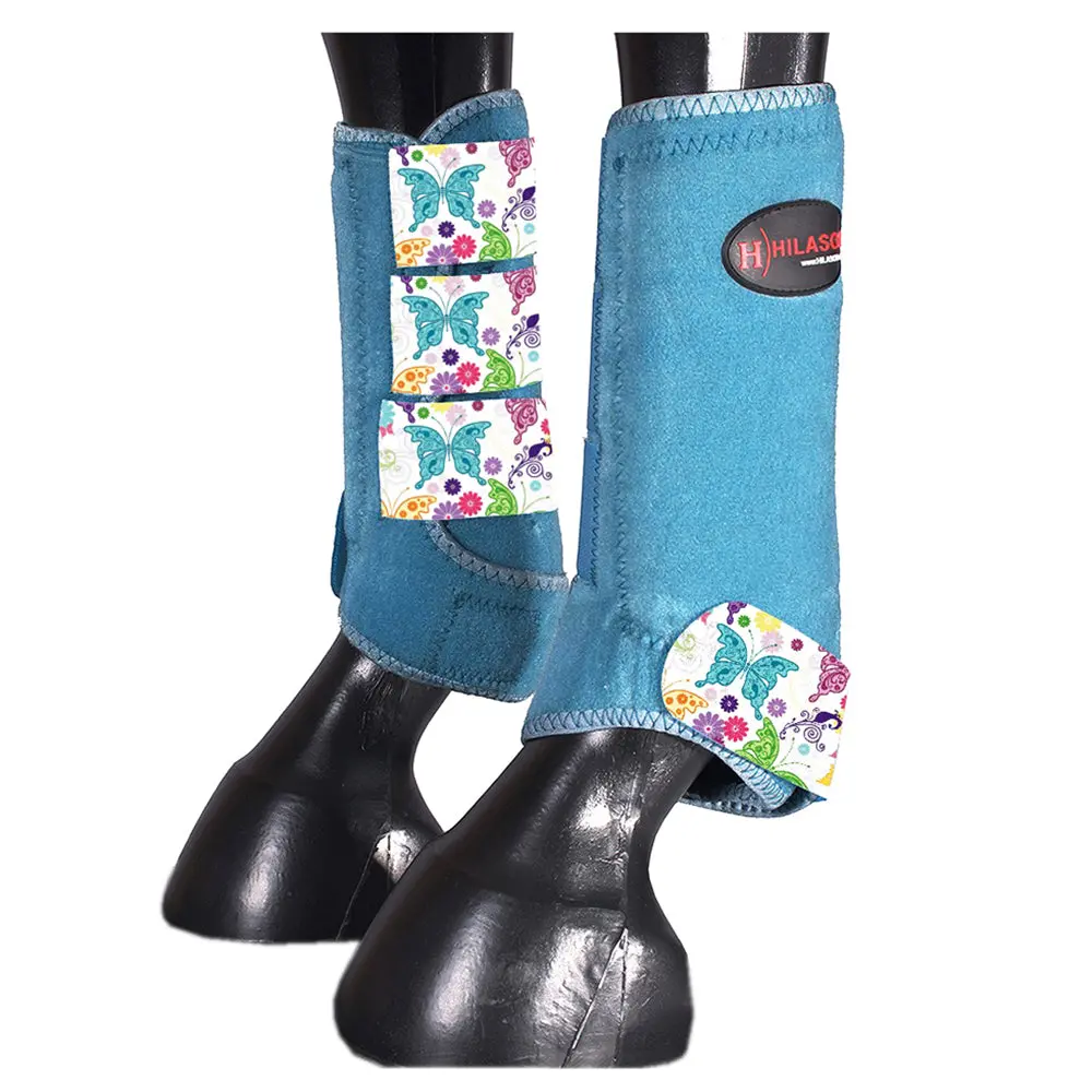 Hilason L M S Horse Front Leg Sport Boots | Jumping Printed 12
