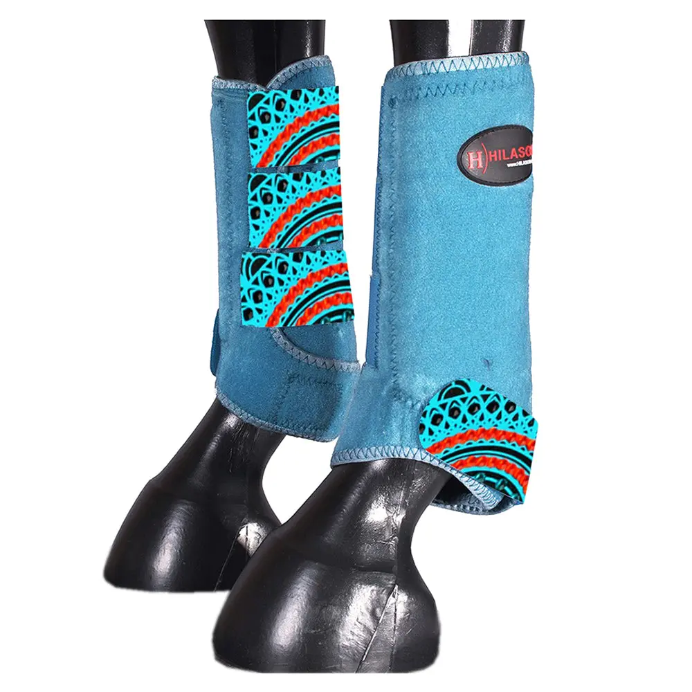 Hilason LMS Front Leg Performance Boots – Jumping-Themed Print - Image 11