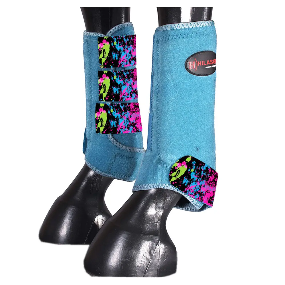 Hilason LMS Front Leg Performance Boots – Jumping-Themed Print - Image 12