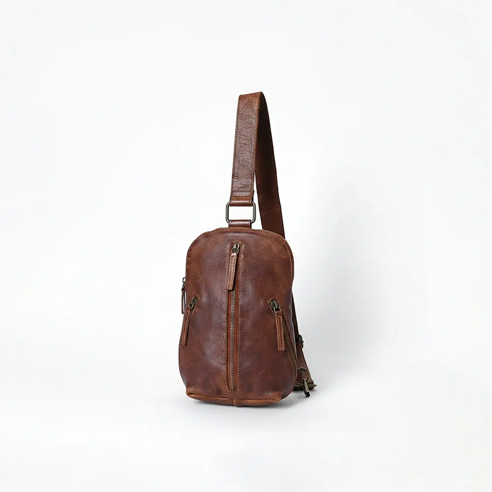 Spaghetti Western Sling Vintage Genuine Leather Women Bag Handbag Purse 1
