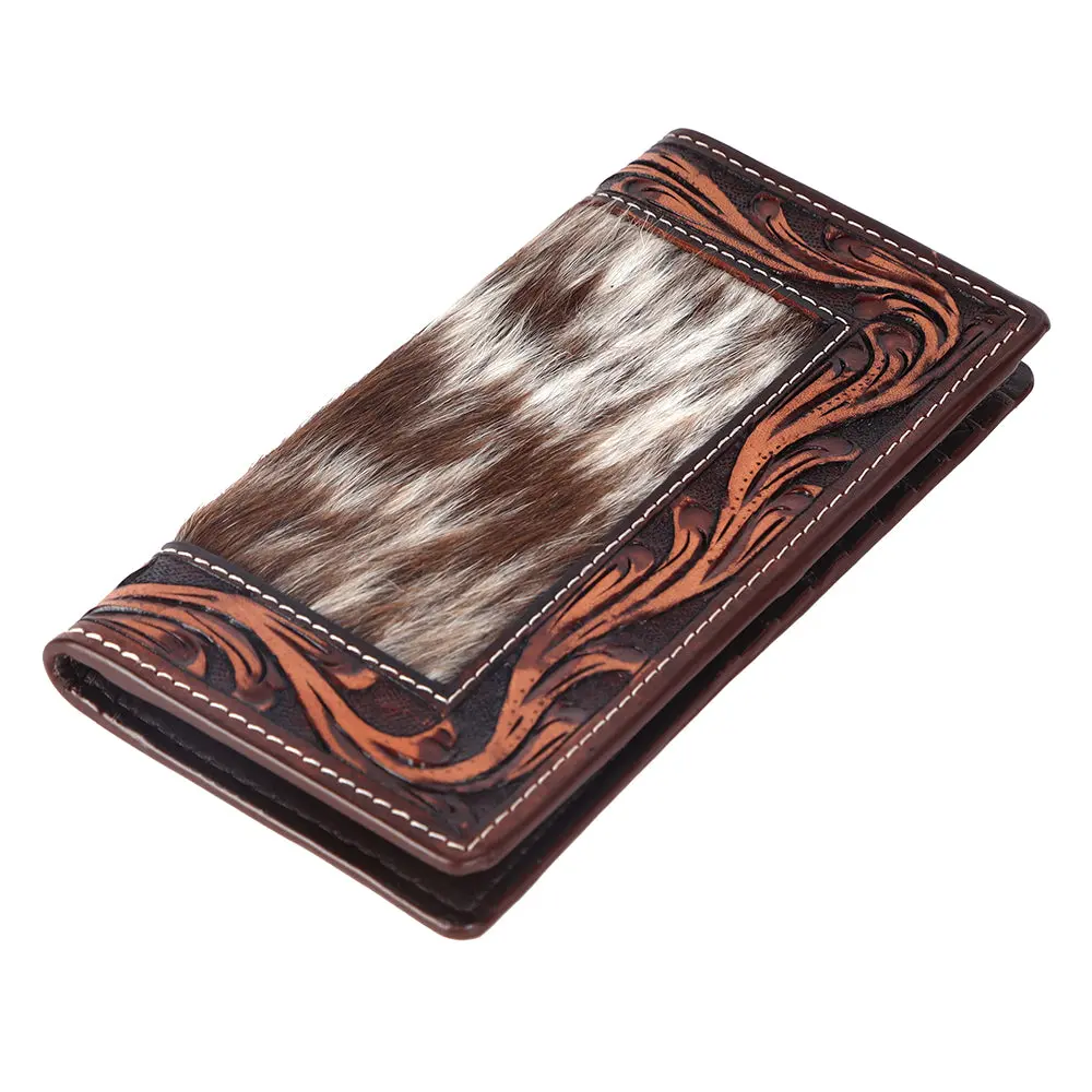 Bar H Equine Genuine Leather Rodeo - Bifold & Trifold Wallet For Men Women 1